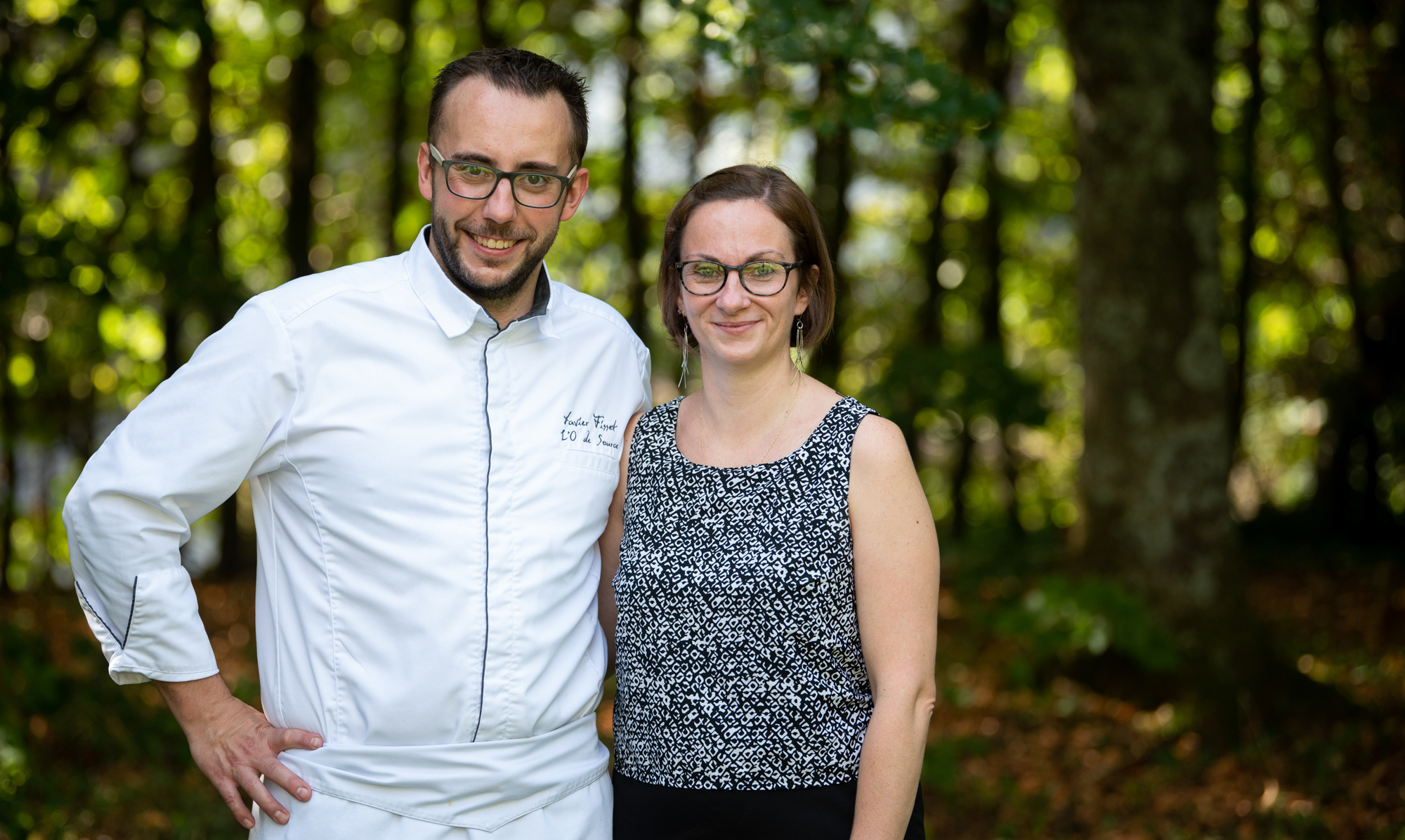 L'O de Source, le chef Xavier Fisset et sa femme Karine Roche